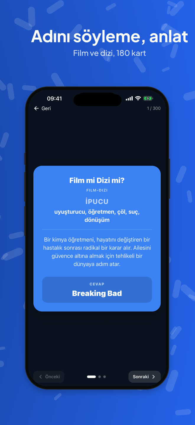 Film / Dizi Anlat kartı